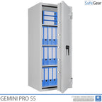 Gemini Pro 55 - Security Safe (292 Liters) - Burglary Test Grade 1