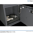 Gemini Pro D-I 250 Deposit Safe (294 L) - Burglary Test D-I - Code Lock with 9 user codes