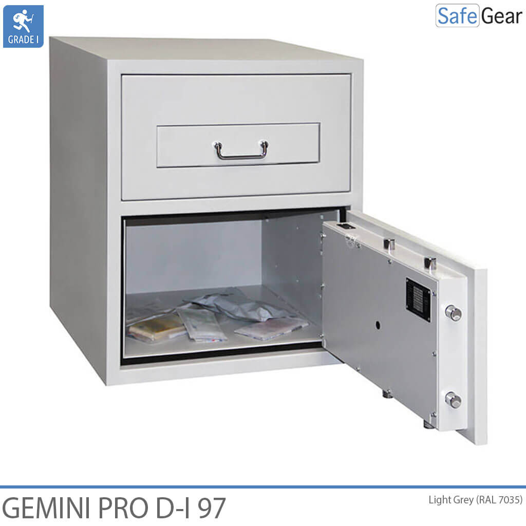 Gemini Pro D-I 97 Deposit Safe (119 L) - With Internal Compartment - Burglary Test D-I - Axessor Code Lock