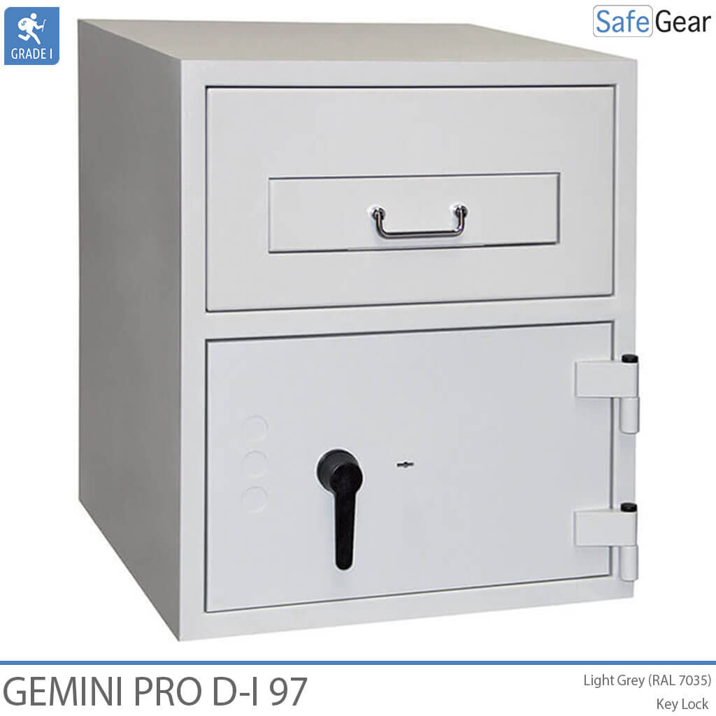 Gemini Pro D-I 97 Deposit Safe (119 L) - With Internal Compartment - Burglary Test D-I - Axessor Code Lock
