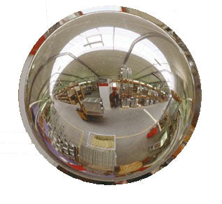 Hel 360° spejlkuppel / sikkerhedsspejl 100 cm