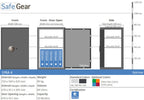 Lyra 4 - Security Safe (84 Liters) - Burglary Test Grade 0