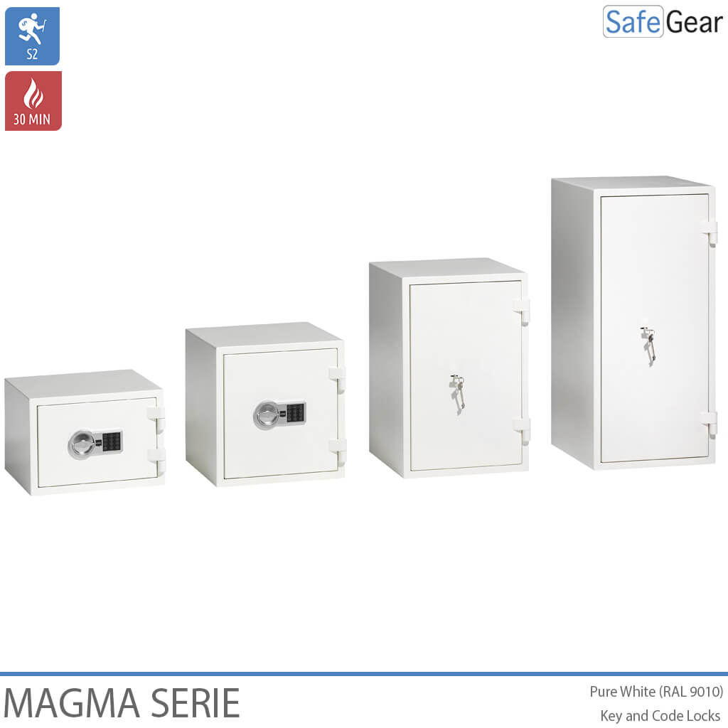 Magma 1 - Fireproof Security Safe (19 Liters) - Burglary Test Grade S2 - Fire resistance 30 min.