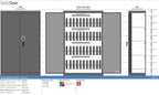 Zeus 24 - laptop safe (48 laptops) - Code Lock
