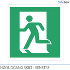 Nødudgang skilt