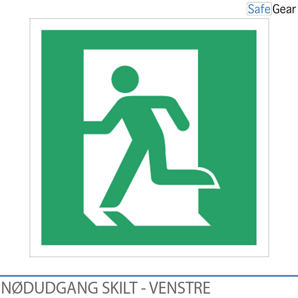 Nødudgang skilt