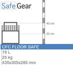 Floor Safe camouflaged olle size illustration suelo