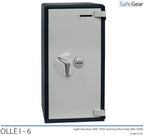 Ollé I Deposit - 6 - Deposit Safe (146 L) - Code Lock