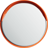 Outdoor Mirror -  Stainless Steel - Round - 49 cm