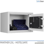 PANTHER 25L - HOTELSAFE - OPEN - CAMERA DECORATION