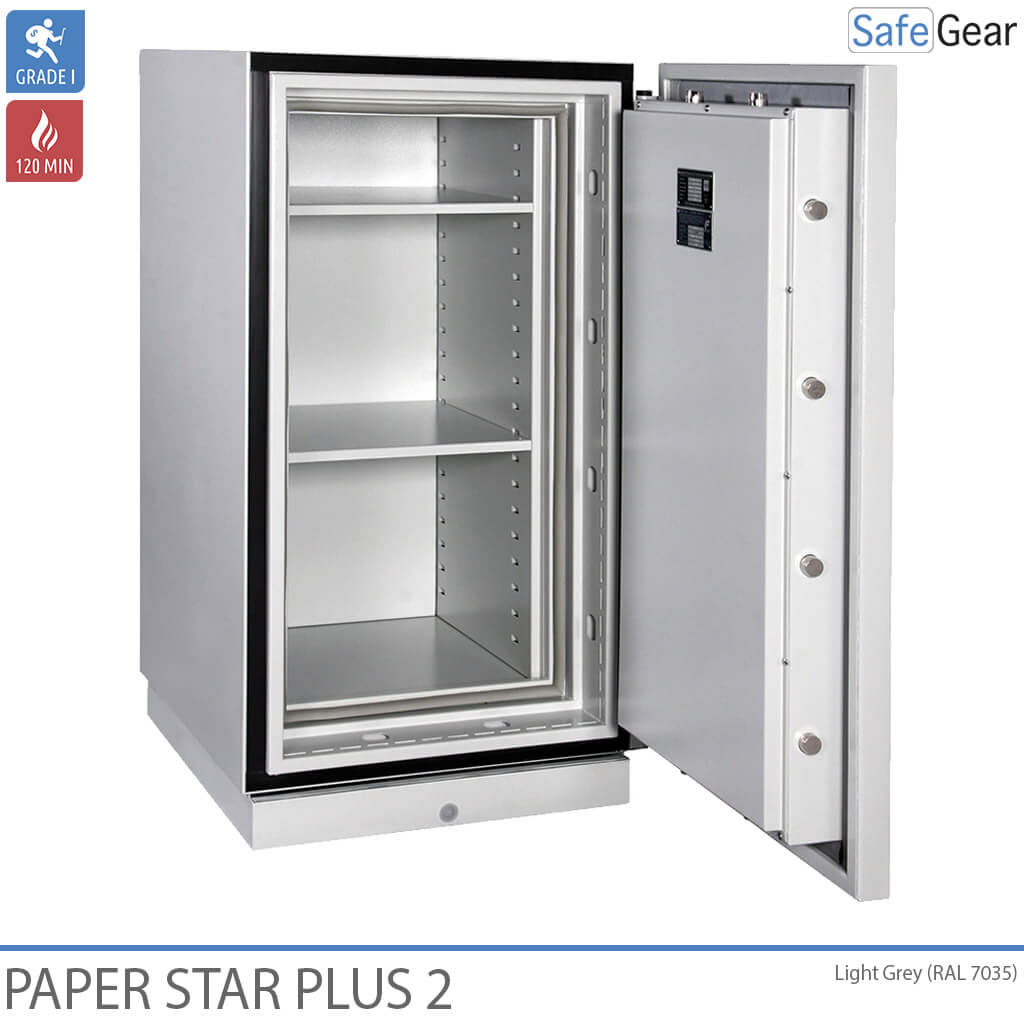 Paper Star Plus 1 Fire Cabinet (115 L) - Burglary Test Grade I / Fire Test 120 min