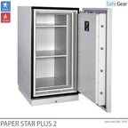 Paper Star Plus 2 Fire Cabinet (141 L) - Burglary Test Grade I / Fire Test 120 min