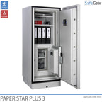 Paper Star Plus 3 Fire Cabinet (196 L) - Burglary Test Grade I / Fire Test 120 min
