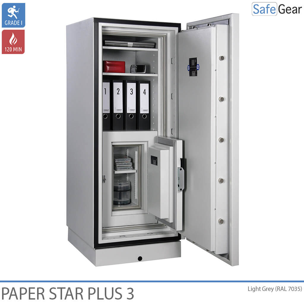 Paper Star Plus 4 Fire Cabinet (456 L) - Burglary Test Grade I / Fire Test 120 min