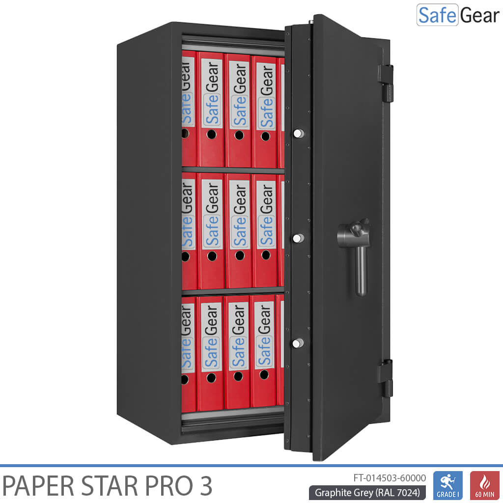 Paper Star Pro 3  (21 Ringbind) - Indbrudstest Grade 1 / Brandtest 60 minuter