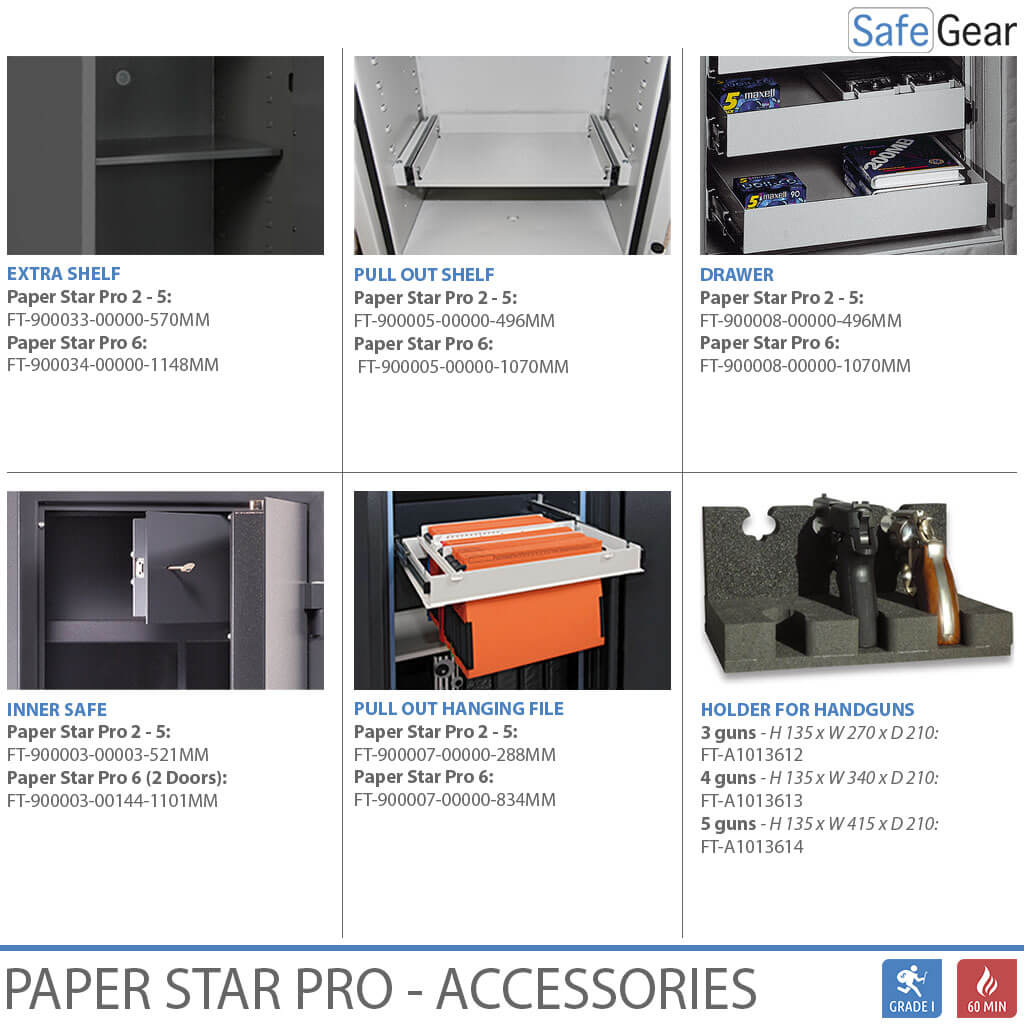 Paper Star Pro 2  (14 Ringbind) - Indbrudstest Grade 1 / Brandtest 60 minuter