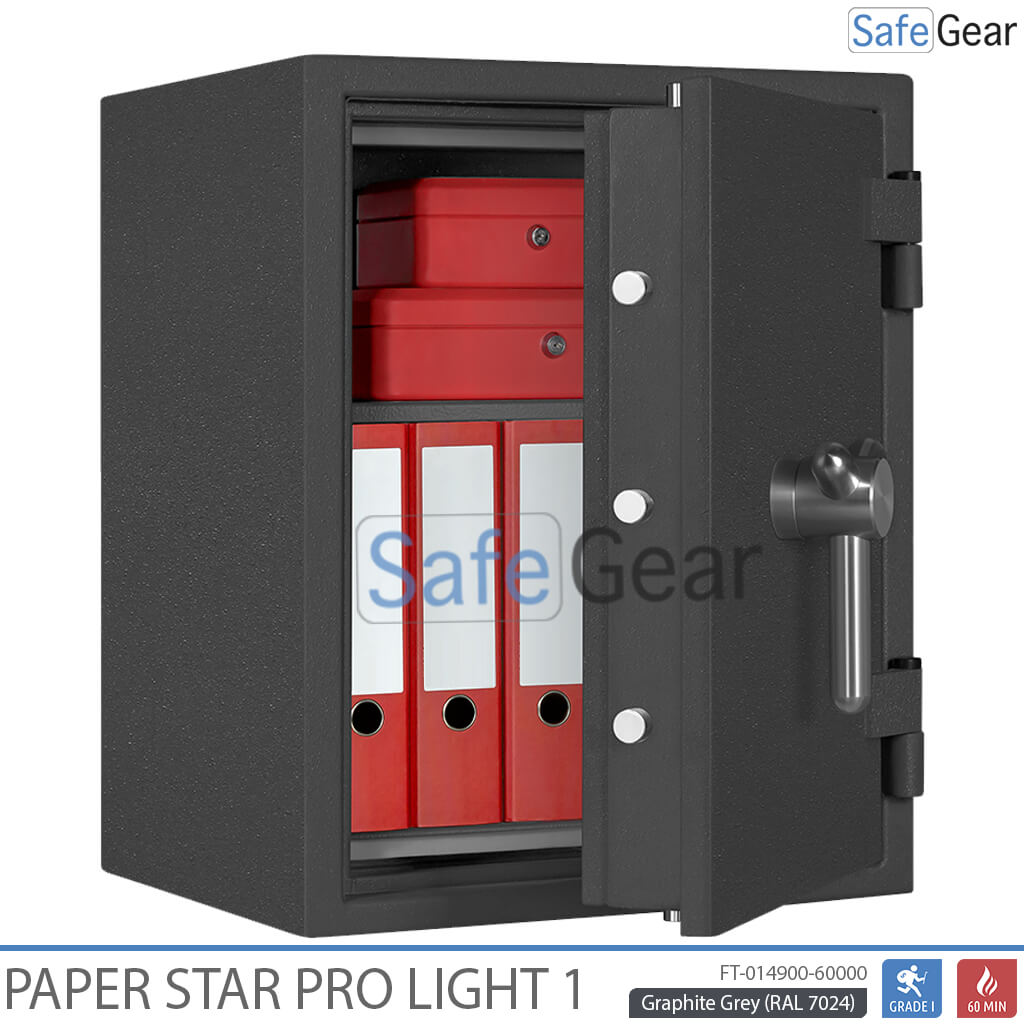 Paper Star Pro Light 1  (7 Ringbind) - Indbrudstest Grade 1 / Brandtest 60 minuter