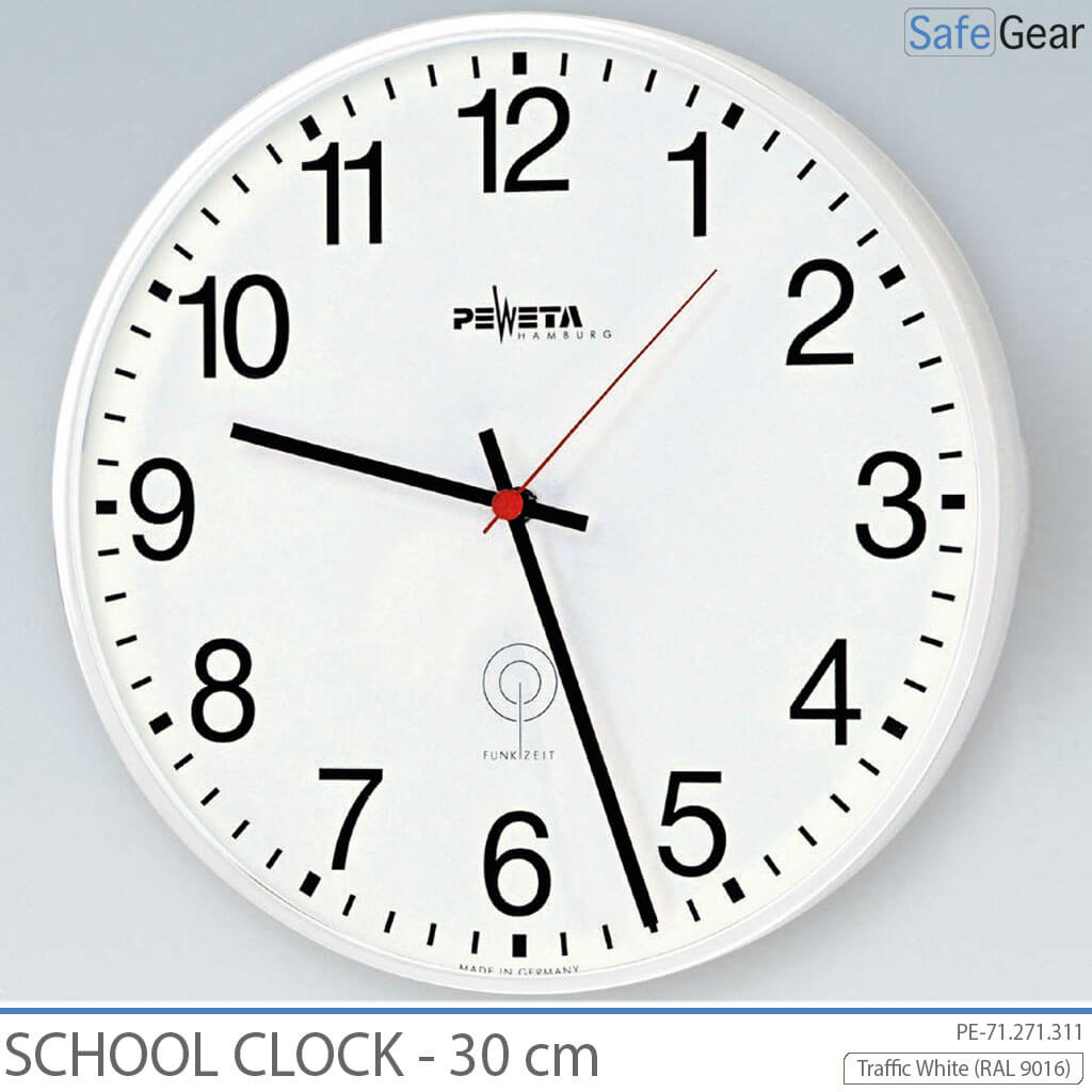 Analog School Clock - Indoor - Round - 40 cm