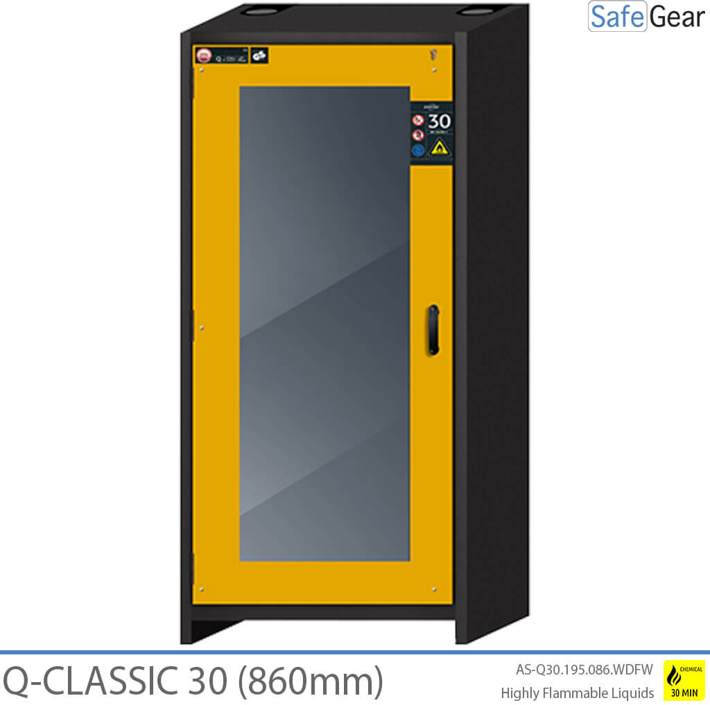 Q-DISPLAY 30 - 3 Shelves (633 L) / Fireproof for 30 Minutes