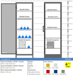 Q-CLASSIC 30 - 3 Shelves (633 L) / Fireproof for 30 Minutes