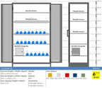 Q-PHOENIX 90 - 3 Shelves (903 L) / Fireproof for 90 Minutes