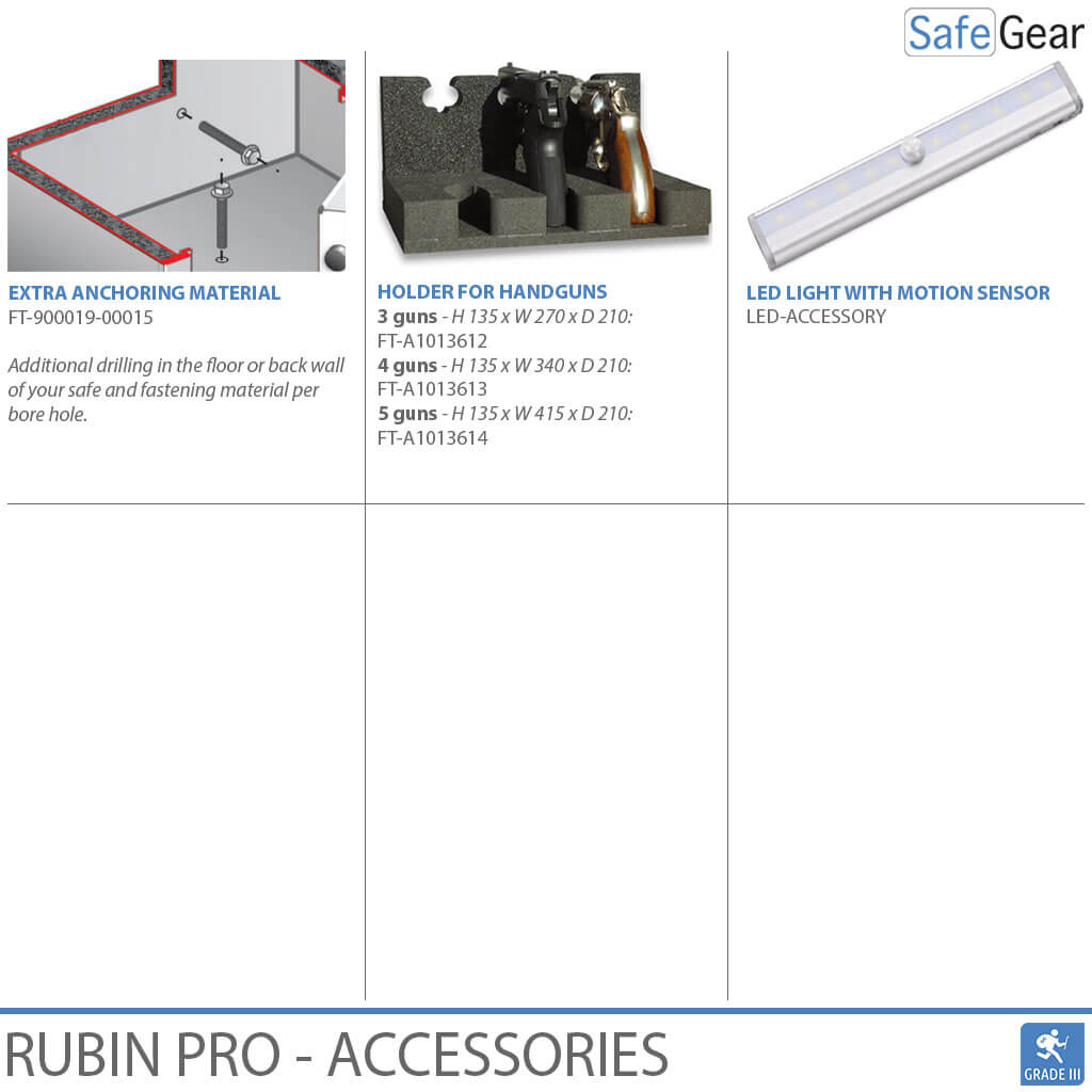 Rubin Pro 65 T - Security Safe (522 Liters) - Burglary Test Grade 3