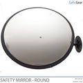 Stainless Steel Inspection Mirror - Diameter 32cm - Adjustable