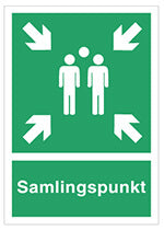 Samlingspunkt  297 x 210 mm -  Plast