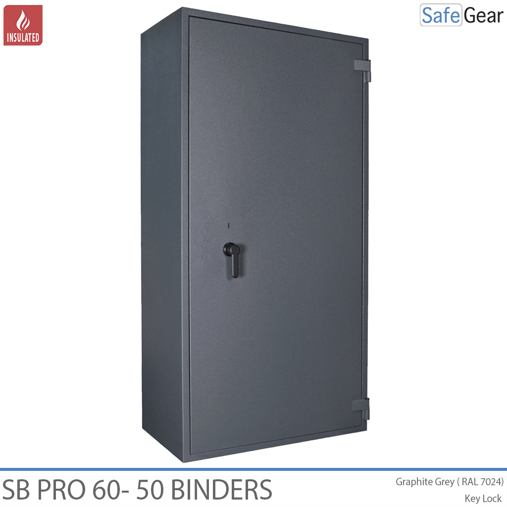SB Pro document cabinet in Graphite Grey, closed
