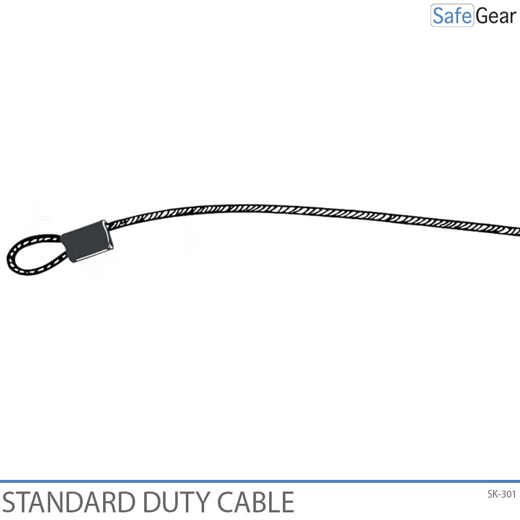 Standard Duty Cable - Cable Coat Lock Housing
