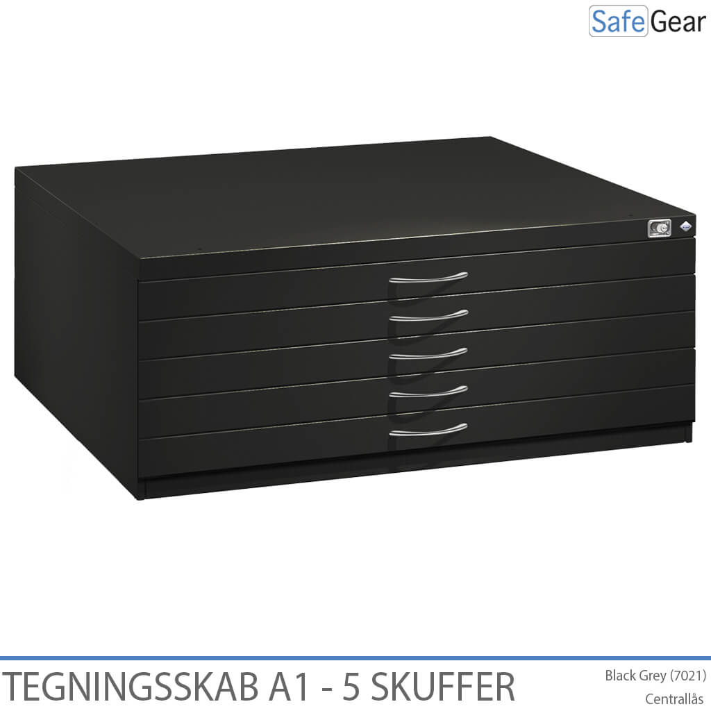 Drawing cabinet A1 with 5 drawers