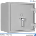Topas Pro 10 Trezor (90 L) – Třída testu odolnosti proti vloupání II
