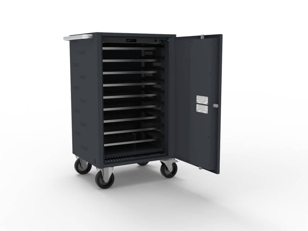 Guardian 1200 Computer Cart - 20 Laptops with Charging