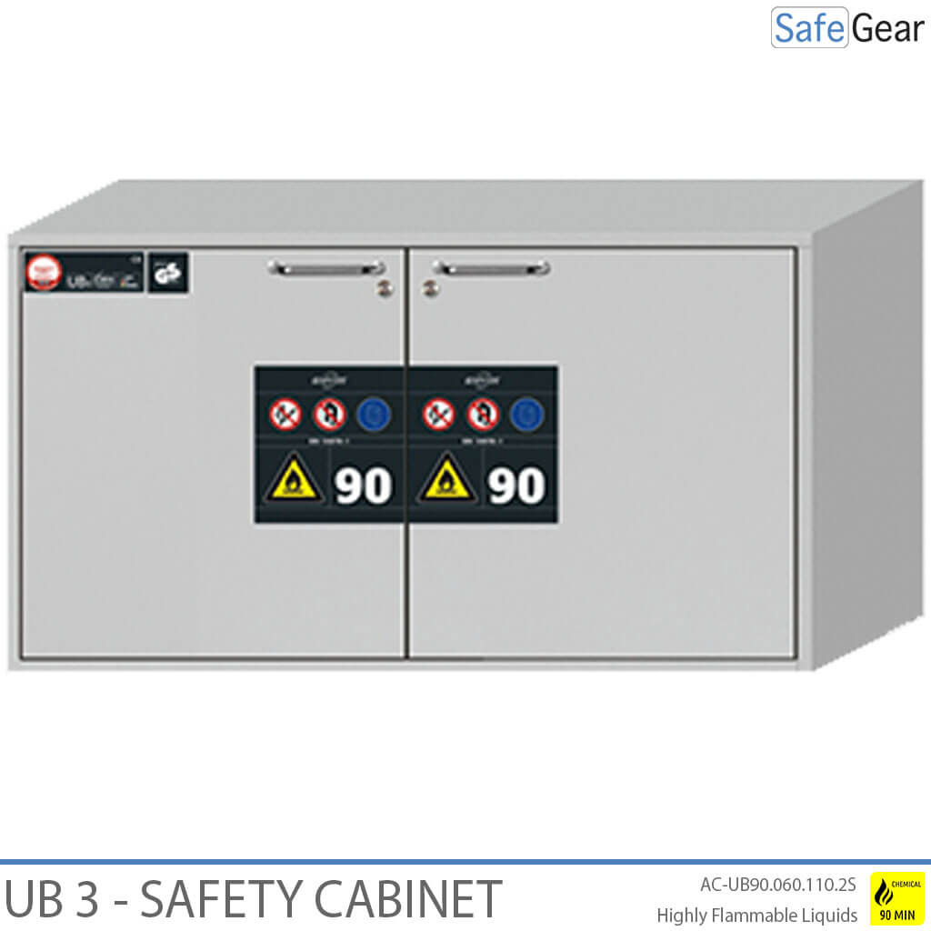 UB 3 - Safety Cabinet (222 L) - Fire test 90 min - Key Lock