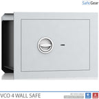 VCO 4 Wall Safe (32 L) - Burglary Test Grade 1 - Light Grey - Code Lock