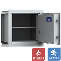VCO 5 Wall Safe (43 L) - Burglary Test Grade 1 - Light Grey - Code Lock