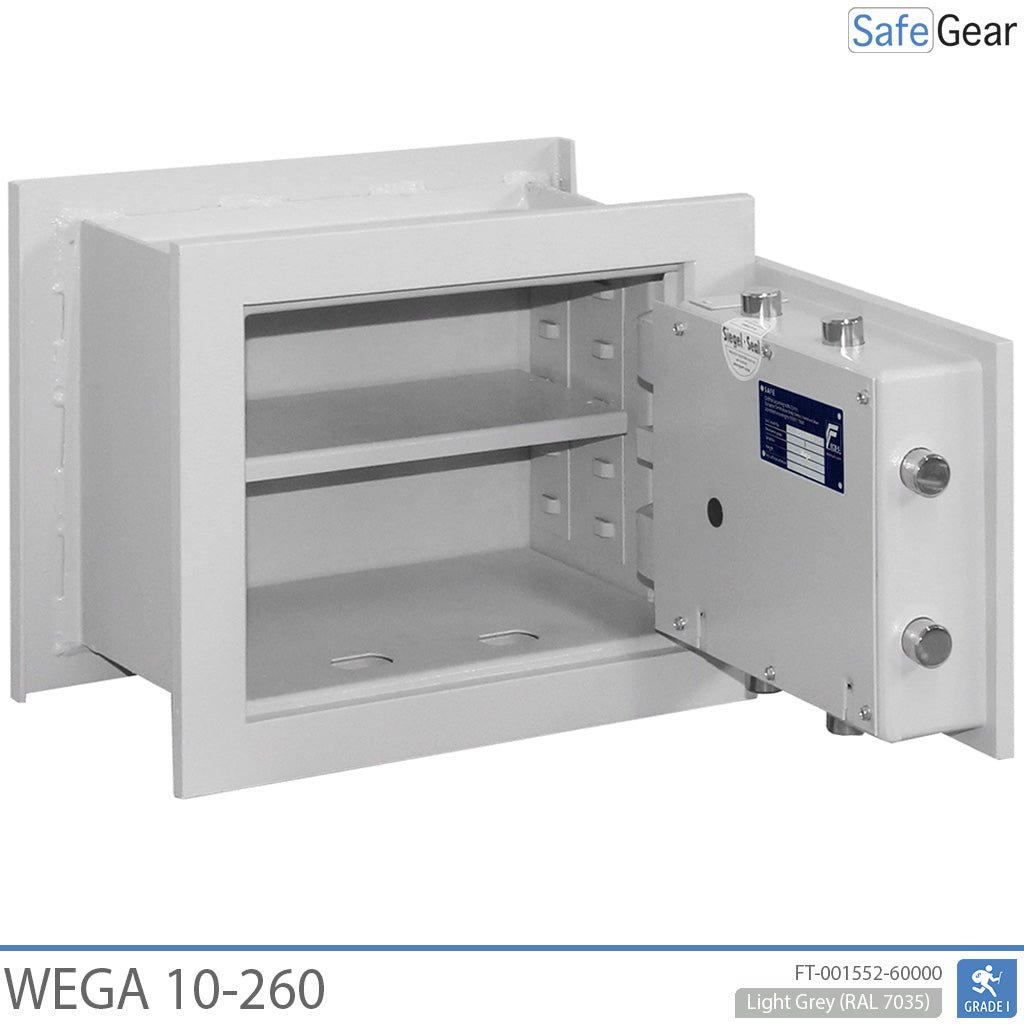 Wega 10-260  Wall Safe (12L) - Burglary Test Grade I