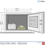 Yale YFM310 Fireproof (16L) Medium- Safes - Fire Protection 60