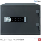Yale Fire Safe Medium Pengeskab - Elektronisk Kodelås - Lukket