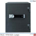 Yale Fire Safe Medium Pengeskab - Elektronisk Kodelås - Lukket